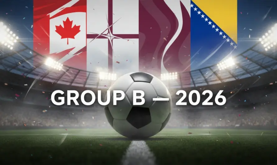 2026 Dünya Kupası B Grubu: Kanada, İsviçre, Katar ve Bosna Hersek’te Futbol Mücadelesi